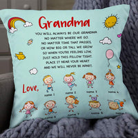 Personalized Mom Grandma Kids Pillow DB76 30O66 thumb 1