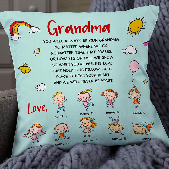 Personalized Mom Grandma Kids Pillow DB76 30O66 1