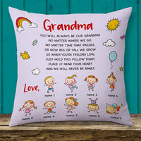 Personalized Mom Grandma Kids Pillow DB76 30O66 thumb 1