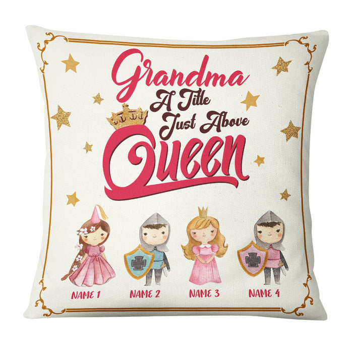 Personalized Mom Grandma Kids Queen Pillow DB74 95O36 1