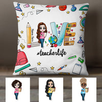 Personalized Proud Teacher Pillow DB75 26O18 thumb 1