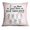 Personalized Mom Grandma Kids Pillow DB75 95O19 1