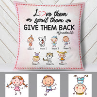 Personalized Mom Grandma Kids Pillow DB75 95O19 thumb 1