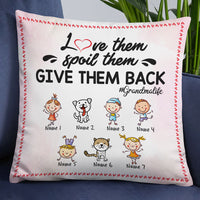Personalized Mom Grandma Kids Pillow DB75 95O19 thumb 1