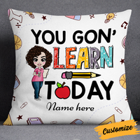 Personalized Proud Teacher Pillow DB77 23O24 thumb 1