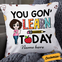 Personalized Proud Teacher Pillow DB77 23O24 thumb 1