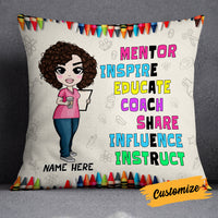 Personalized Proud Teacher Pillow DB82 23O19 thumb 1