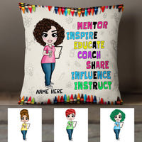 Personalized Proud Teacher Pillow DB82 23O19 thumb 1