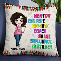 Personalized Proud Teacher Pillow DB82 23O19 thumb 1