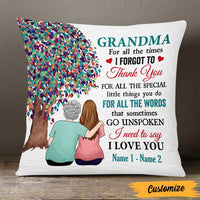 Personalized Mom Grandma Kids Pillow DB76 23O47 thumb 1