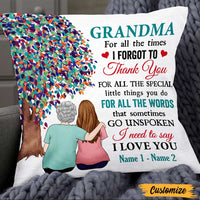 Personalized Mom Grandma Kids Pillow DB76 23O47 thumb 1