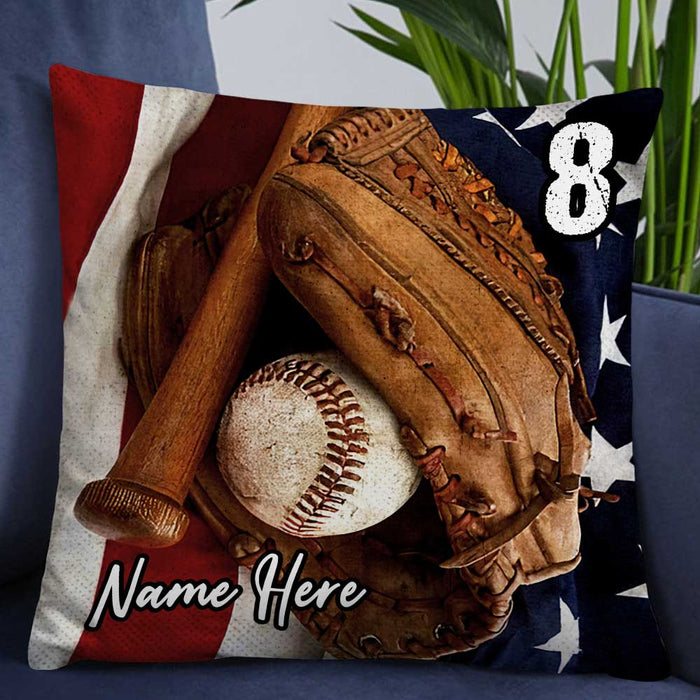 Personalized Love Baseball Pillow DB85 87O57 1