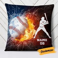 Personalized Love Baseball Pillow DB86 87O24 thumb 1
