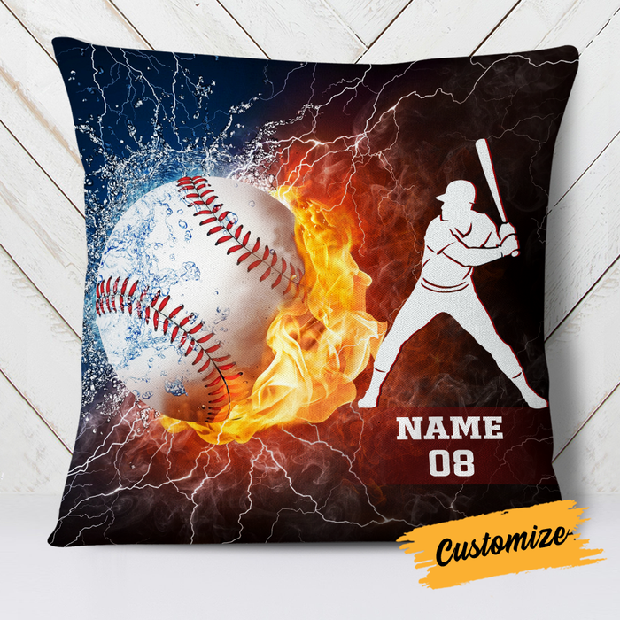 Personalized Love Baseball Pillow DB86 87O24 1