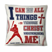 Personalized Love Baseball Pillow DB87 87O66 thumb 1