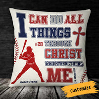 Personalized Love Baseball Pillow DB87 87O66 thumb 1