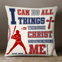 Personalized Love Baseball Pillow DB87 87O66 thumb 1