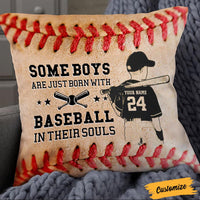 Personalized Love Baseball Grandson Pillow DB84 30O36 thumb 1