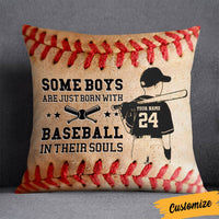 Personalized Love Baseball Grandson Pillow DB84 30O36 thumb 1