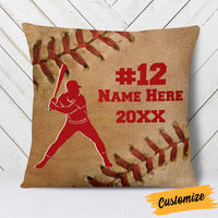 Personalized Love Baseball Player Pillow DB84 95O58 thumb 1