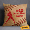 Personalized Love Baseball Player Pillow DB84 95O58 1