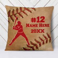 Personalized Love Baseball Player Pillow DB84 95O58 thumb 1