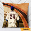 Personalized Love Baseball Player Pillow DB82 85O47 1