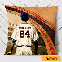 Personalized Love Baseball Player Pillow DB82 85O47 thumb 1