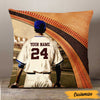 Personalized Love Baseball Player Pillow DB82 85O47 1