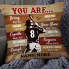 Personalized Love Baseball Player You Are Pillow DB83 85O57 1