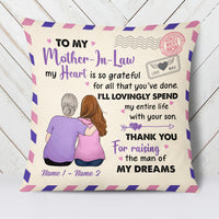 Personalized Mother In Law Pillow MR42 26O34 (Insert Included) thumb 1