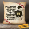 Personalized Love Baseball Pillow DB85 30O23 1