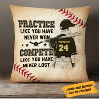 Personalized Love Baseball Pillow DB85 30O23 thumb 1