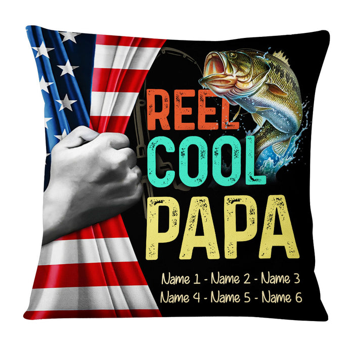 Personalized Fishing Grandpa Pillow DB83 87O53 1