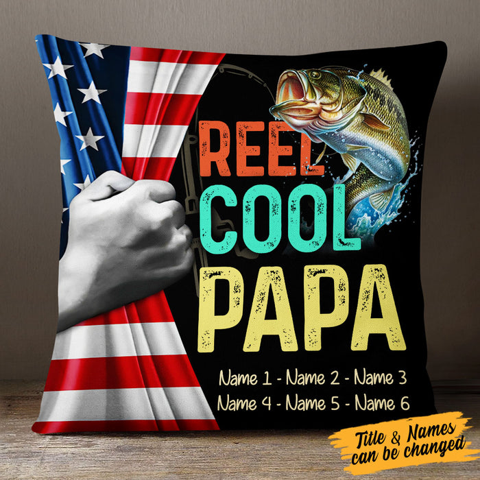 Personalized Fishing Grandpa Pillow DB83 87O53 1