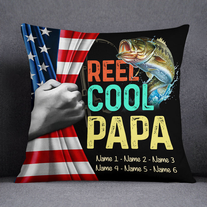 Personalized Fishing Grandpa Pillow DB83 87O53 1
