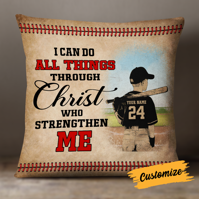 Personalized Love Baseball Pillow DB86 30O24 1