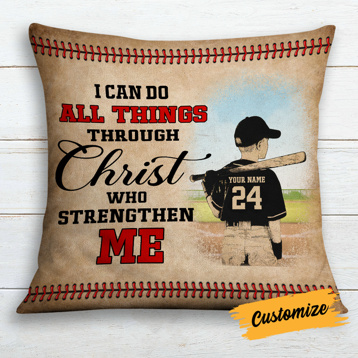 Personalized Love Baseball Pillow DB86 30O24 1