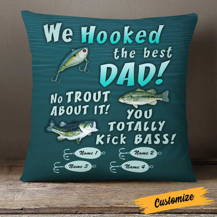 Personalized Fishing Dad Grandpa Pillow DB82 87O23 1