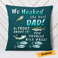 Personalized Fishing Dad Grandpa Pillow DB82 87O23 thumb 1