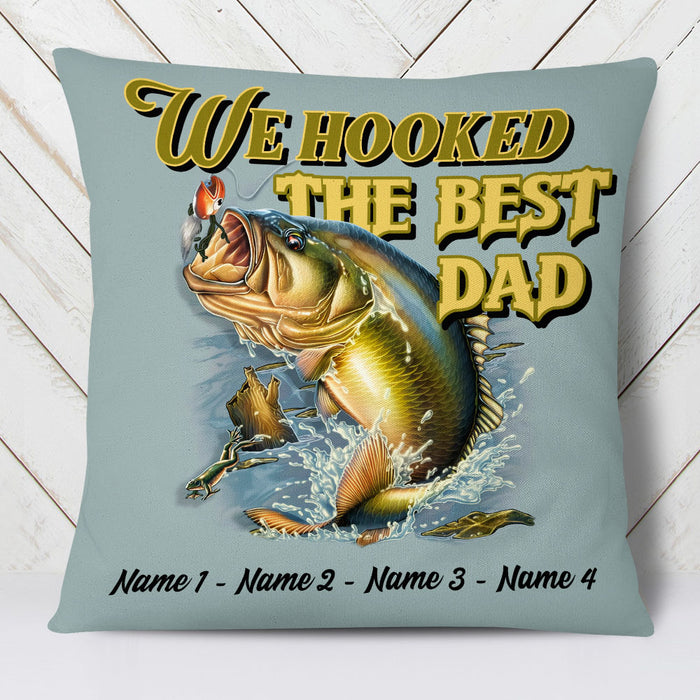 Personalized Fishing Dad Grandpa Pillow DB84 87O53 1