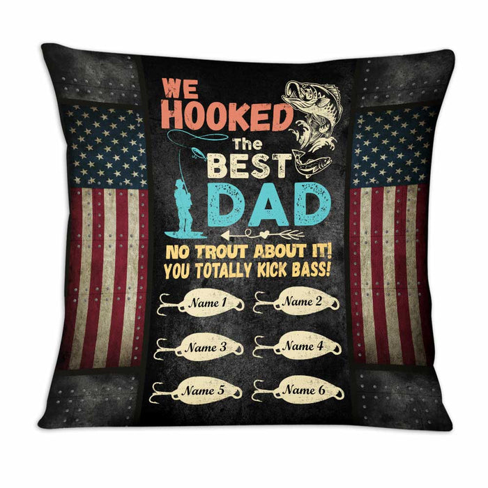 Personalized Fishing Dad Pillow DB81 30O47 1