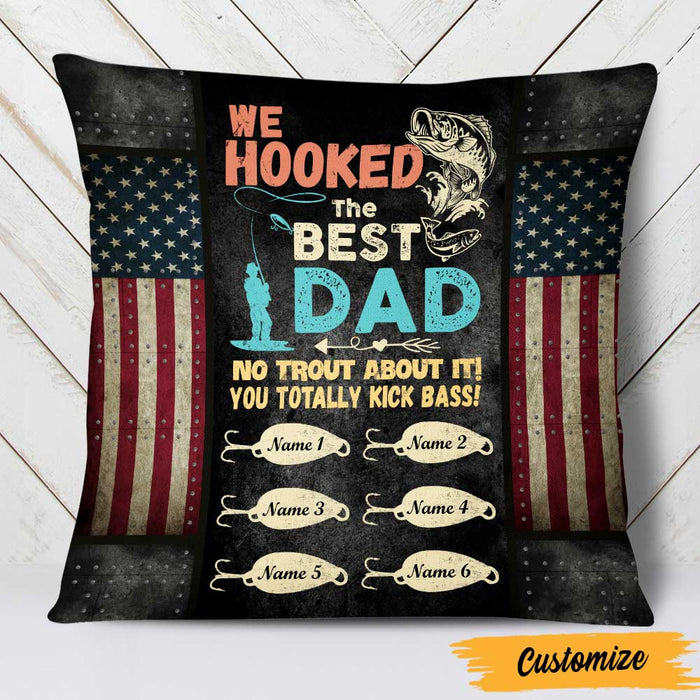 Personalized Fishing Dad Pillow DB81 30O47 1