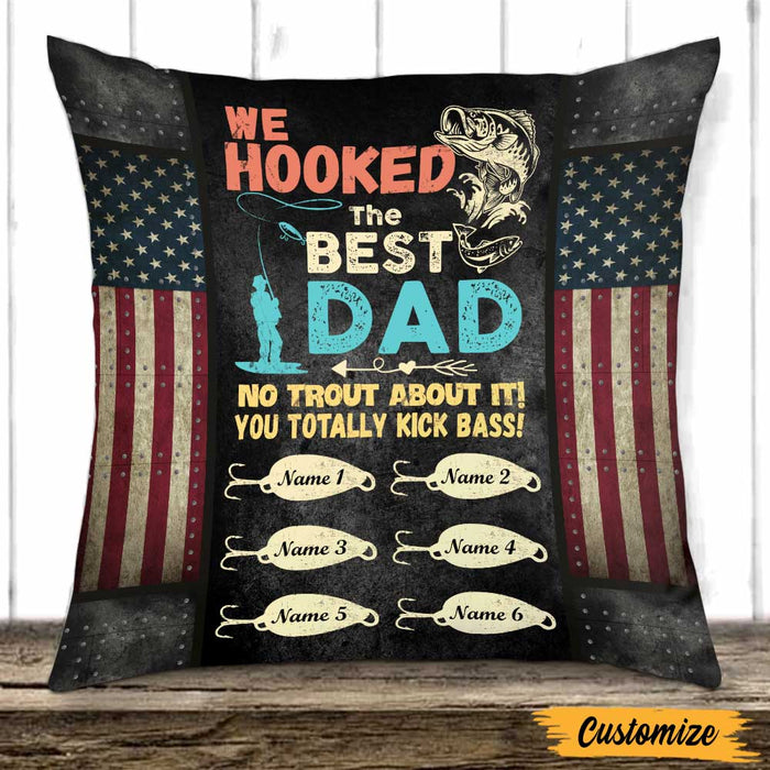 Personalized Fishing Dad Pillow DB81 30O47 1
