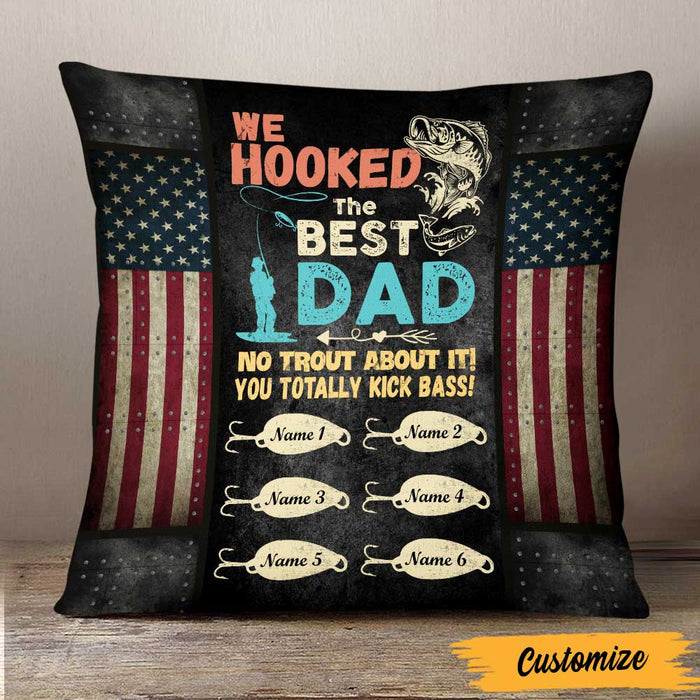 Personalized Fishing Dad Pillow DB81 30O47 1