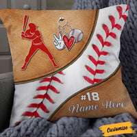 Personalized Love Baseball Pillow DB85 26O36 thumb 1