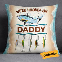 Personalized Fishing Dad Grandpa Pillow DB81 95O24 thumb 1