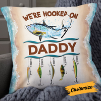 Personalized Fishing Dad Grandpa Pillow DB81 95O24 thumb 1