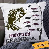 Personalized Fishing Dad Grandpa Pillow DB82 95O66 thumb 1