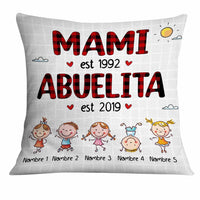 Personalized Mom Grandma Spanish Madre Abuela Pillow DB81 26O34 thumb 1